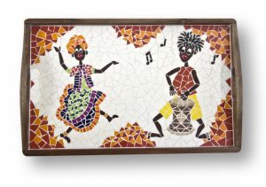 Mozaiek Dienblad Afrikaans