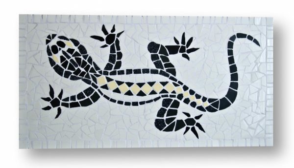 Mozaïek Schilderij Salamander