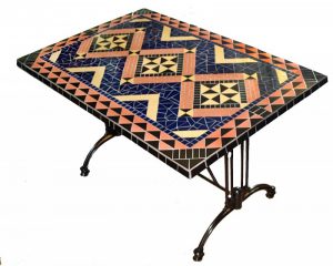 Mozaïek Tafel Triple Square