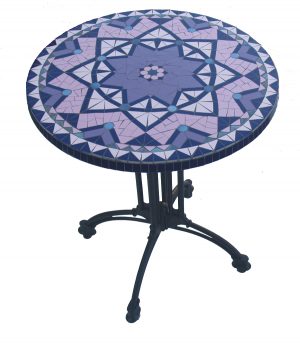 Mozaiektafel paars