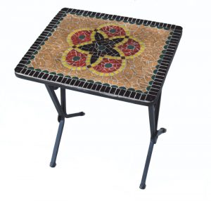Mozaiek Bijzettafel Klavertje vijf